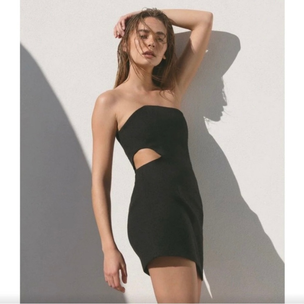 SIR The Label strapless mini dress